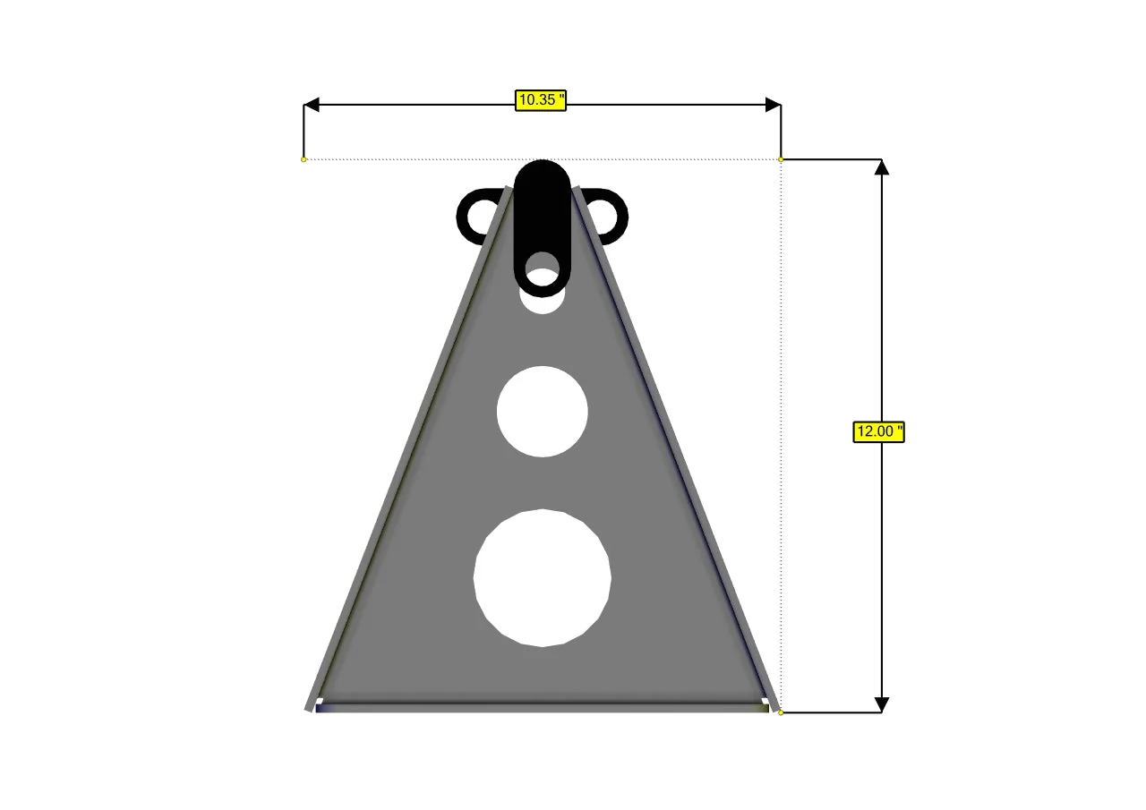 RB Components 2007+, Roof Bar 64" Wide - 12" Lift - High Roof - AC/Vent Cover Restrictions - Image 11