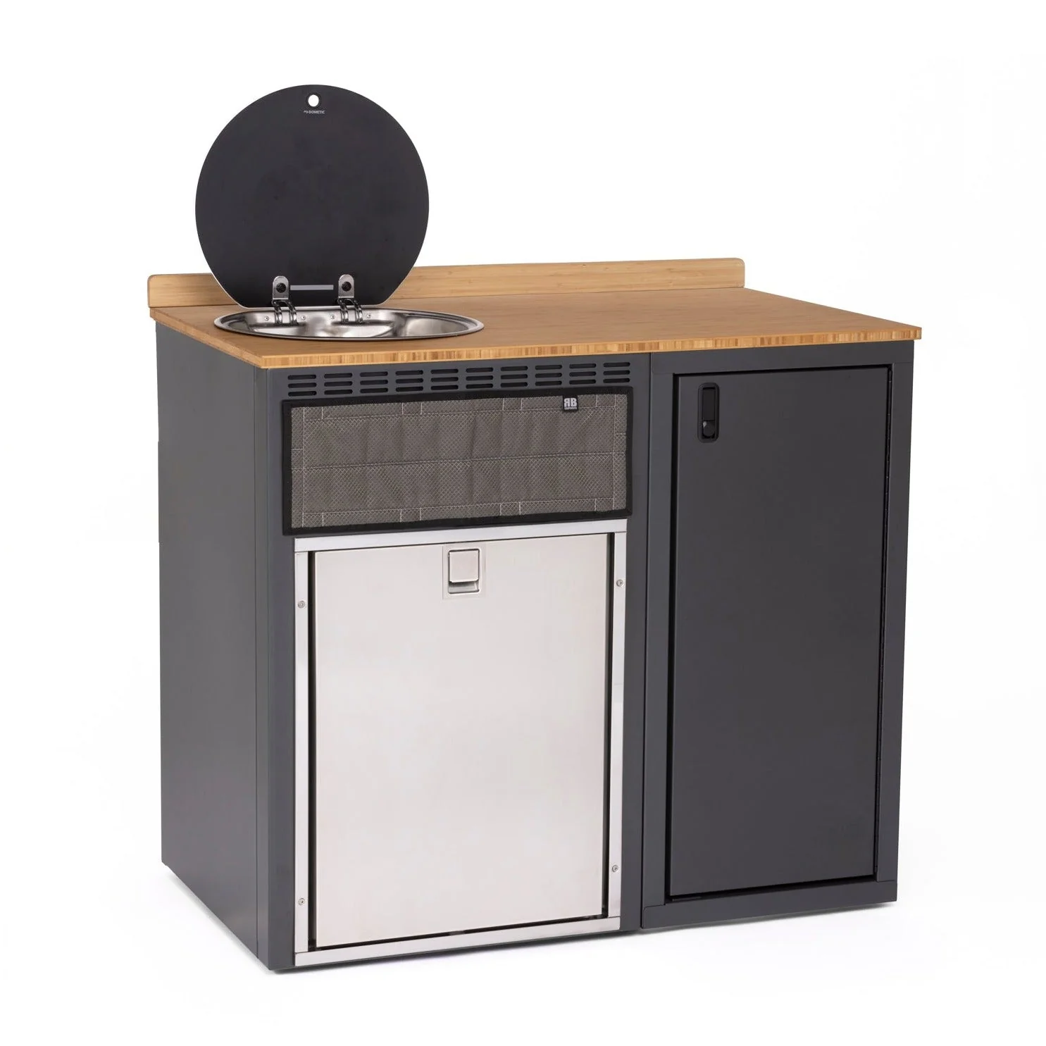RB Components 42in Galley - Isotherm 85 Fridge Base Cabinet