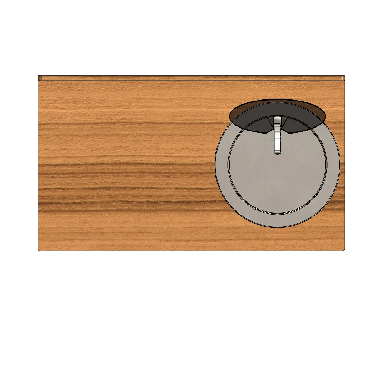 RB Components 42in Galley - Isotherm 85 Fridge Base Cabinet - Image 8