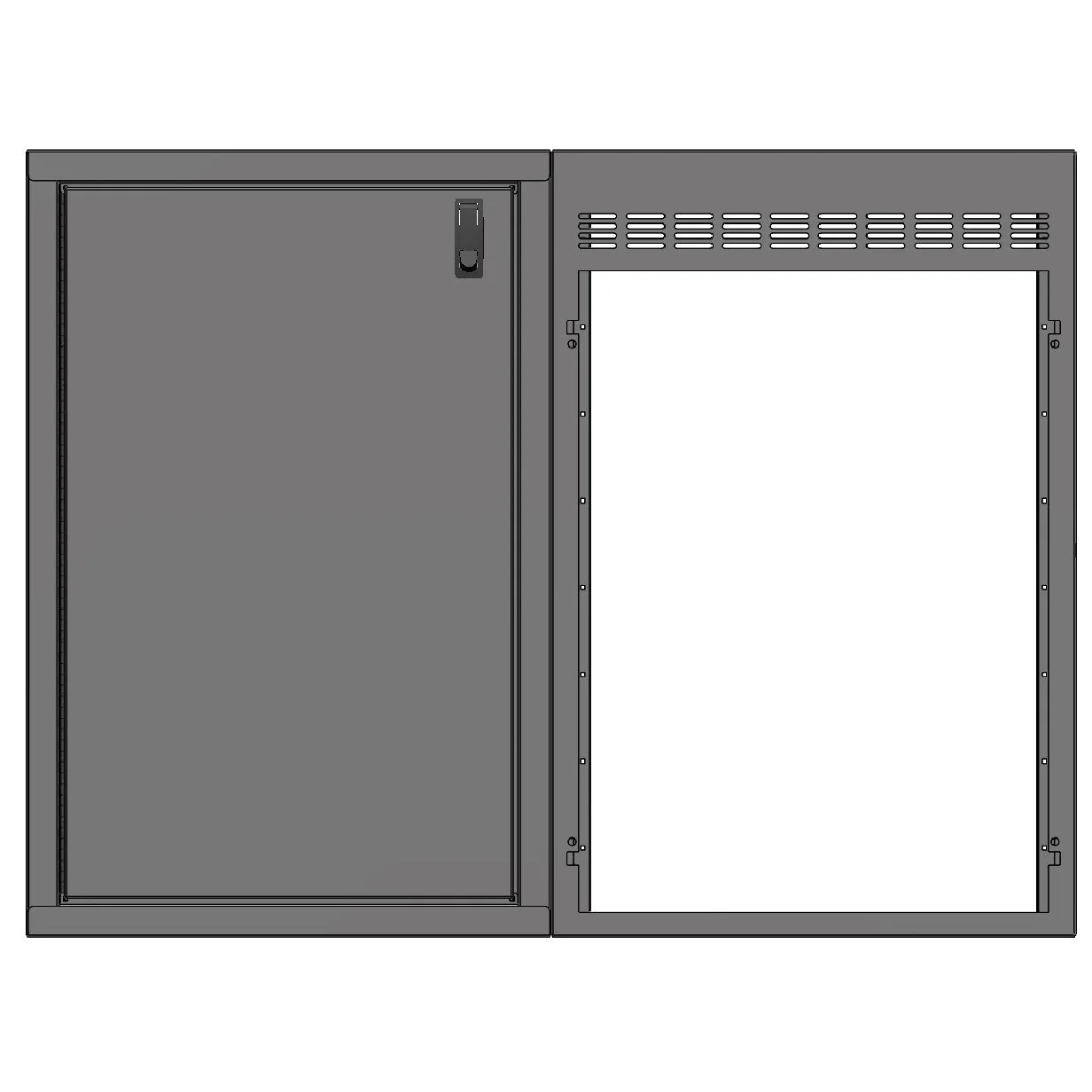 RB Components 48in Galley - Isotherm 130 Fridge Base Cabinet - Image 6