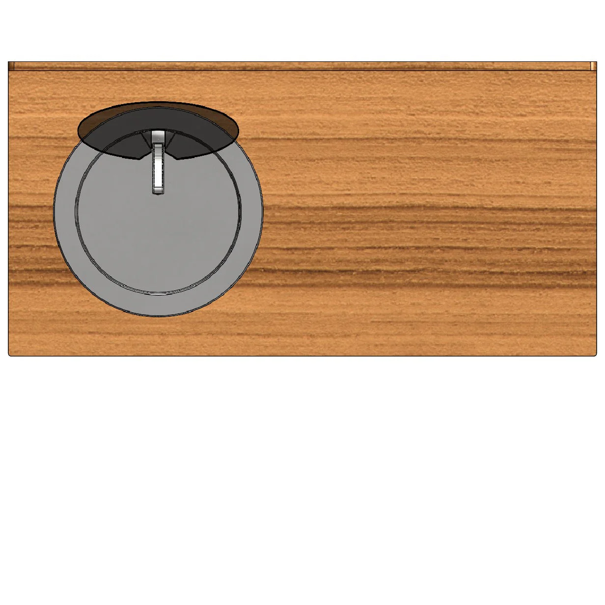 RB Components 48in Galley - Isotherm 130 Fridge Base Cabinet - Image 9