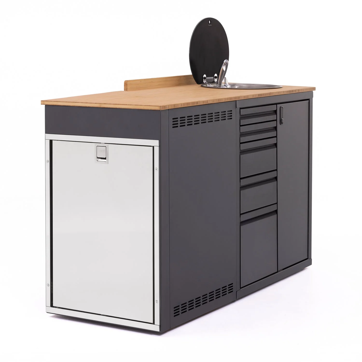 RB Components 56in Forward Facing Galley w/Drawers - 130