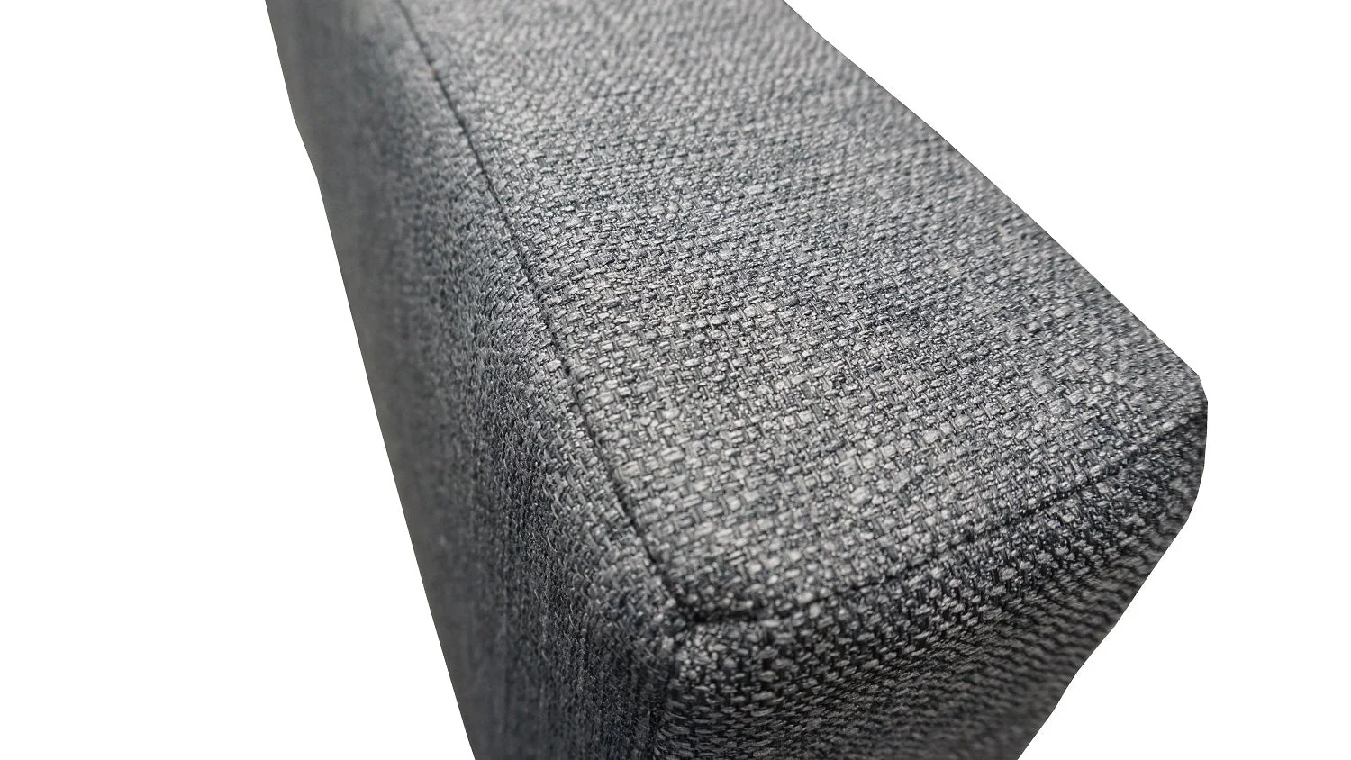 RB Components 76" Fabric-Loose Back Rest Triangle Cushion- Charcoal Cloth - Image 2