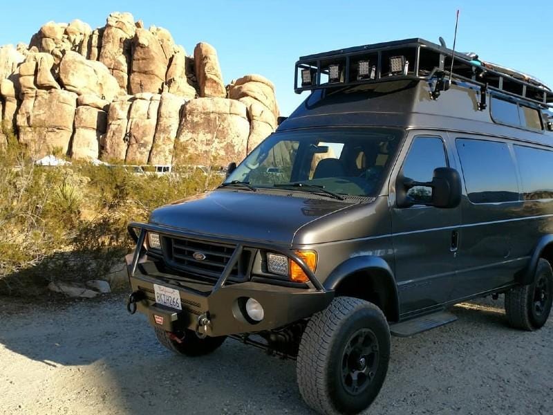 Aluminess 1992-2014 Ford E-Series Van Weekender Roof Rack - Image 6