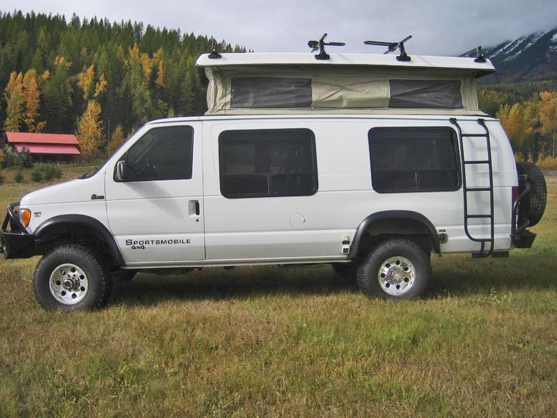 Aluminess 1992-2014 Ford E-Series Van Side Ladder - Image 3