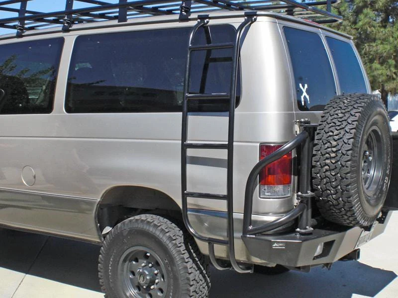 Aluminess 1992-2014 Ford E-Series Van Side Ladder - Image 4