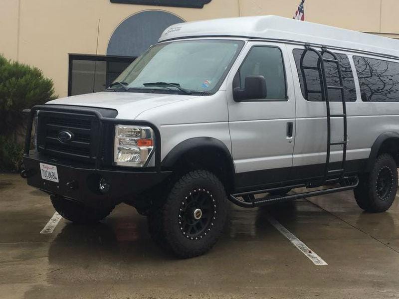 Aluminess 1992-2014 Ford E-Series Van Side Ladder - Image 8