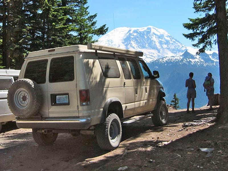 Aluminess 1992-2014 Ford E-Series Van Tire Rack - Image 5