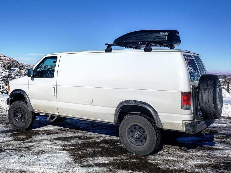 Aluminess 1992-2014 Ford E-Series Van Tire Rack - Image 7