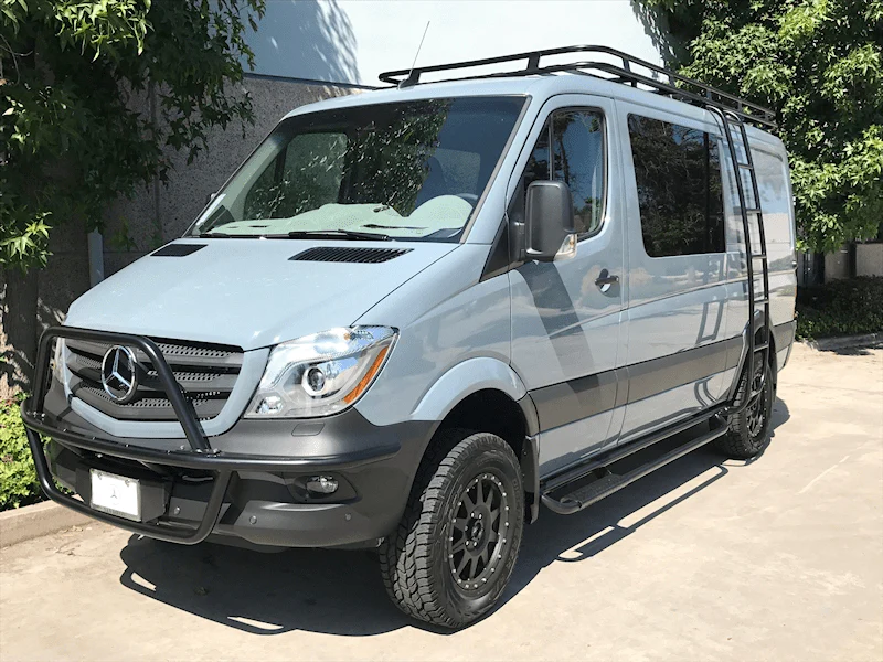 Aluminess 2007+ Mercedes Sprinter Nerf Bars - 144"WB - Image 8