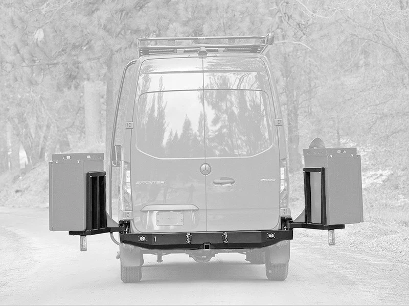 Aluminess 2019+ Mercedes Sprinter Slimline Rear Bumper - Image 3