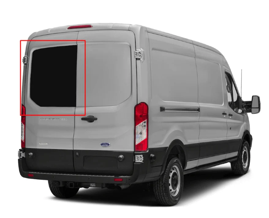 AM Auto Ford Transit 2015+ Driver Side Rear Cargo Door Window (FT14-LB P)