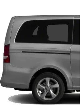 AM Auto Mercedes Metris 2015+ Passenger Side Rear Quarter Window 135''WB (MV15-R2XL P)