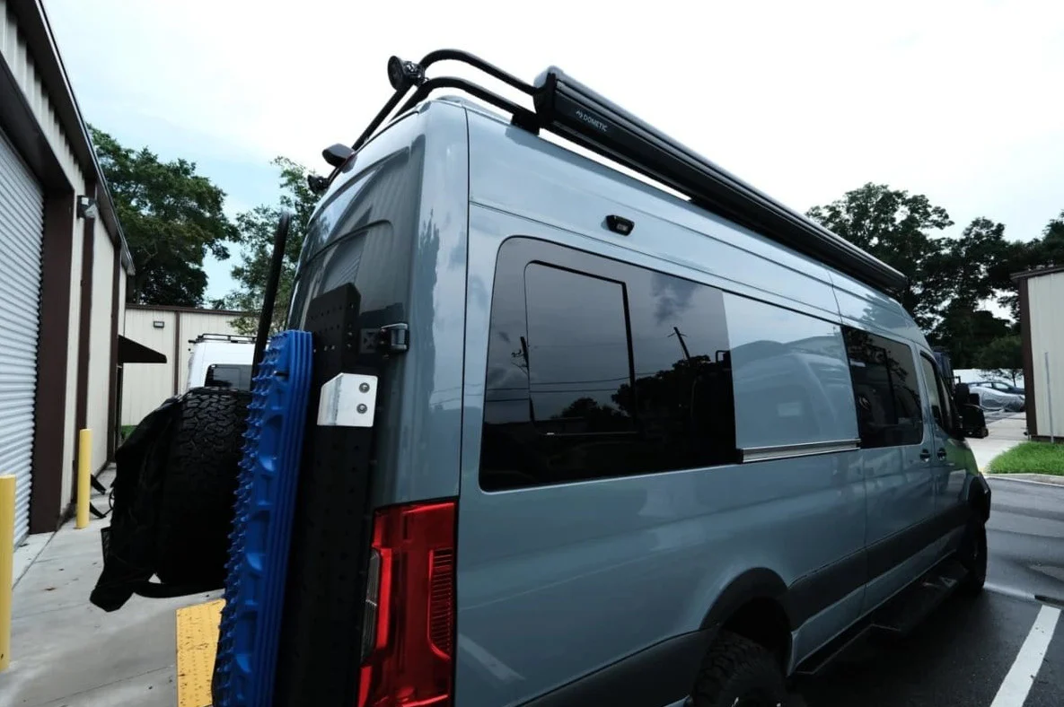 AM Auto Mercedes Sprinter (2007+) Passenger Rear Quarter Screened Half-Slider Window 170″WB (MS06-R3L-HSS P) - Image 2