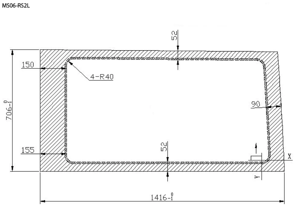 AM Auto Mercedes Sprinter (2007+) Passenger Side Middle Fixed Window 170"WB (MS06-RS2L P) - Image 3