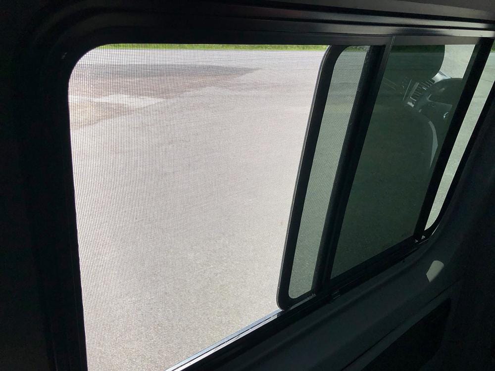 AM Auto Mercedes Sprinter (2007+) Rear Screened Half-Slider Window Sliding Door On Driver Side 144″WB (MS06-LS2M-HSS P) - Image 2
