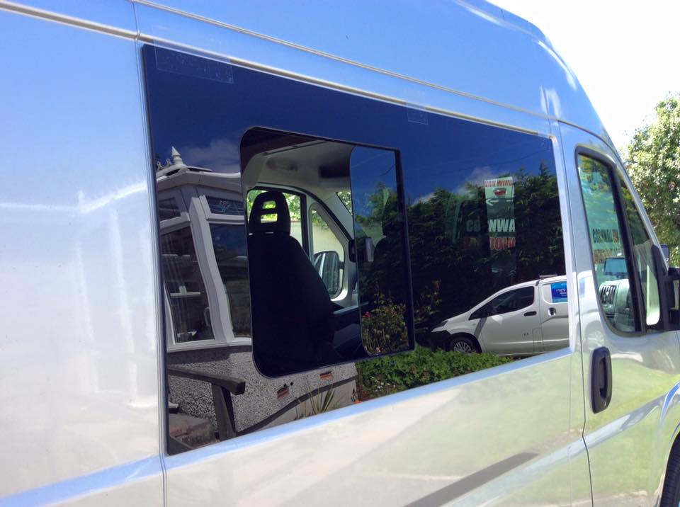 AM Auto Ram ProMaster 2014+ Passenger Side Sliding Door Half-Slider Window 118"WB (PB07-R1S-HS P)