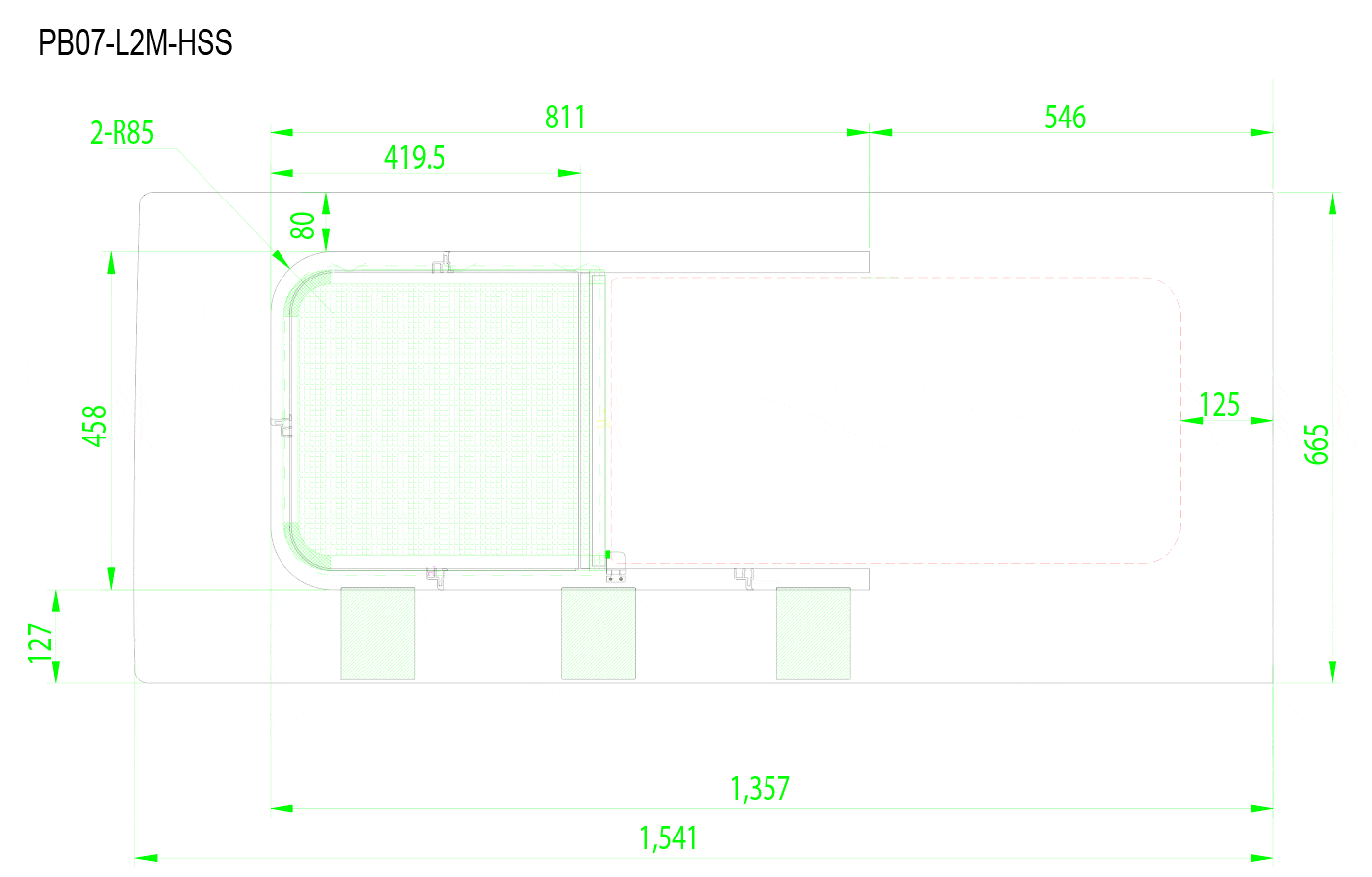 AM Auto Ram ProMaster Driver Side Rear Quarter Screened Half-Slider Window 136”WB (PB07-LS2M-HSS P)(PB07-L2M-HSS P) - Image 4