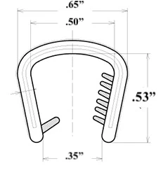 AM Auto Window Gasket Edge Trim 7 feet (XLarge)