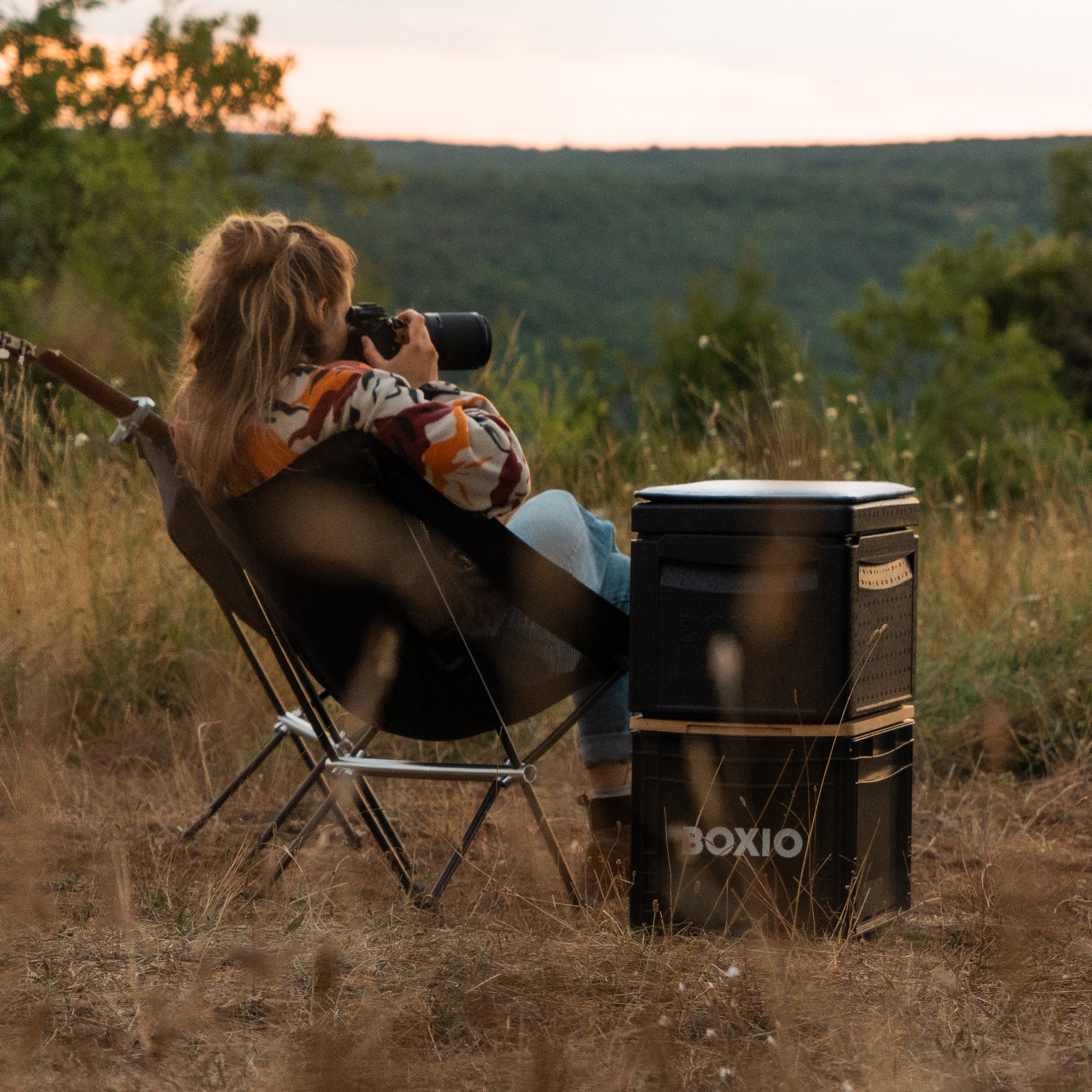 Boxio Camping Chairs Set with Box - Image 14