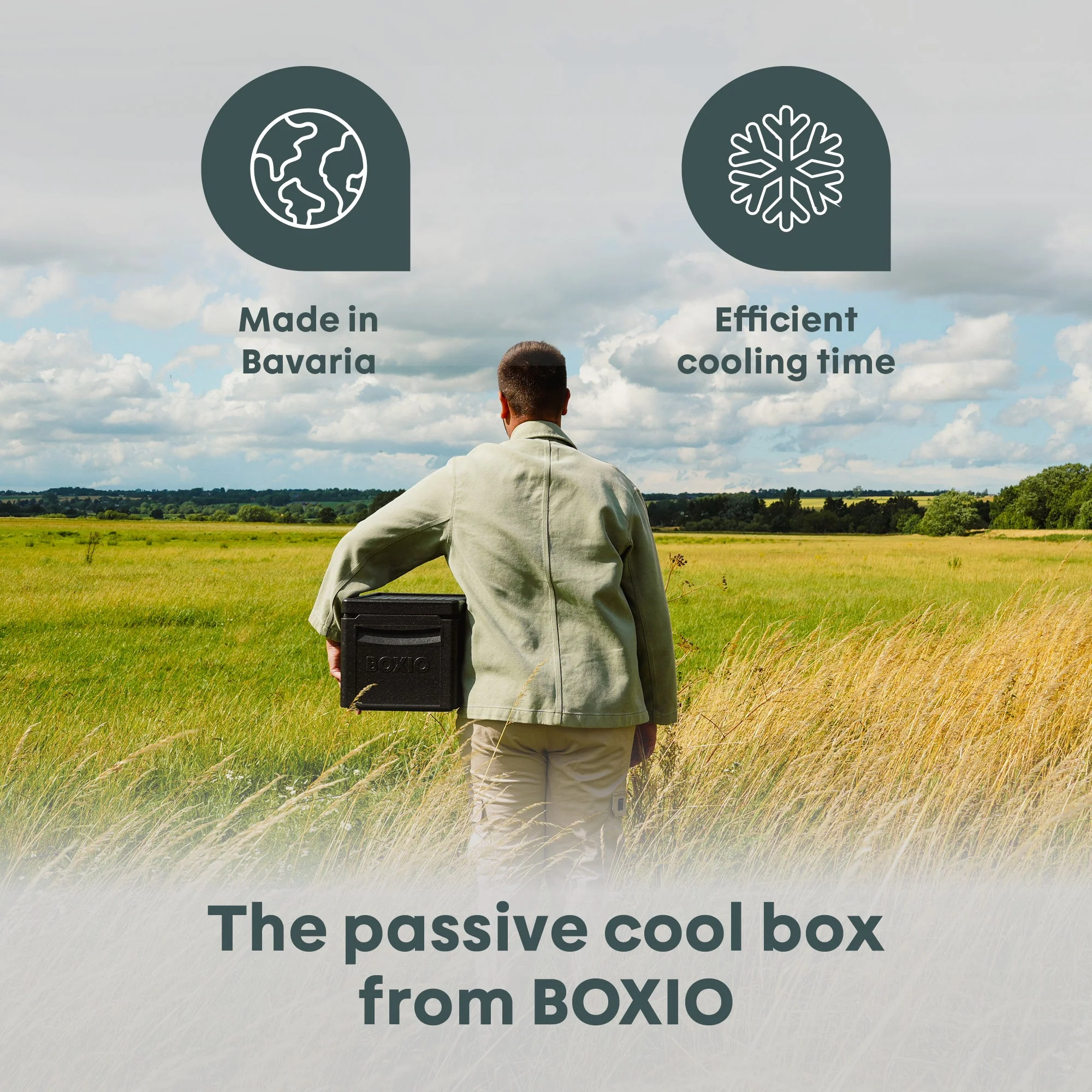 Boxio Cool Plus Passive Cooler box with Cool Packs - Image 4