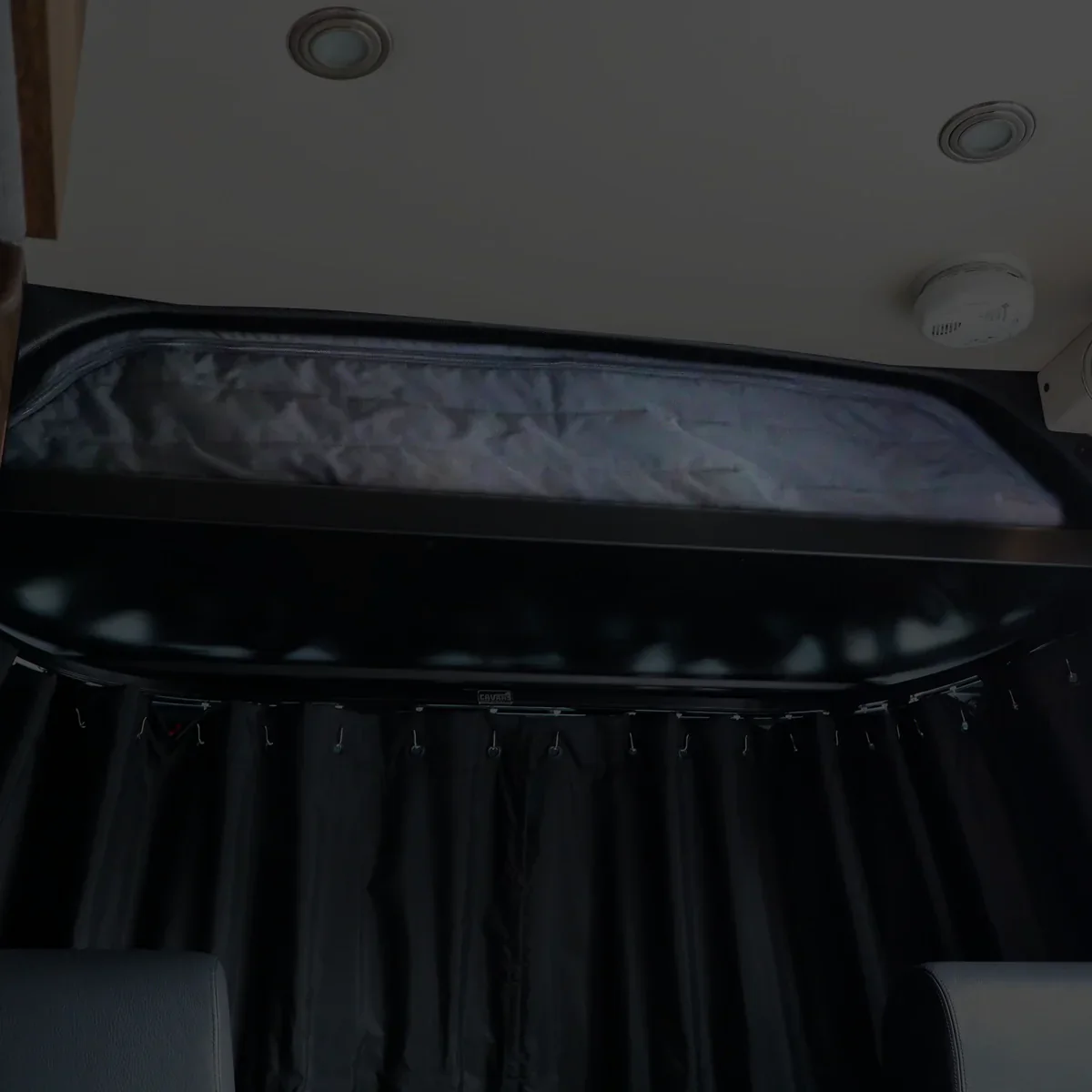 Canyon Adventure Vans CLIMA-SHADE Insulated Cab Shelf Cover