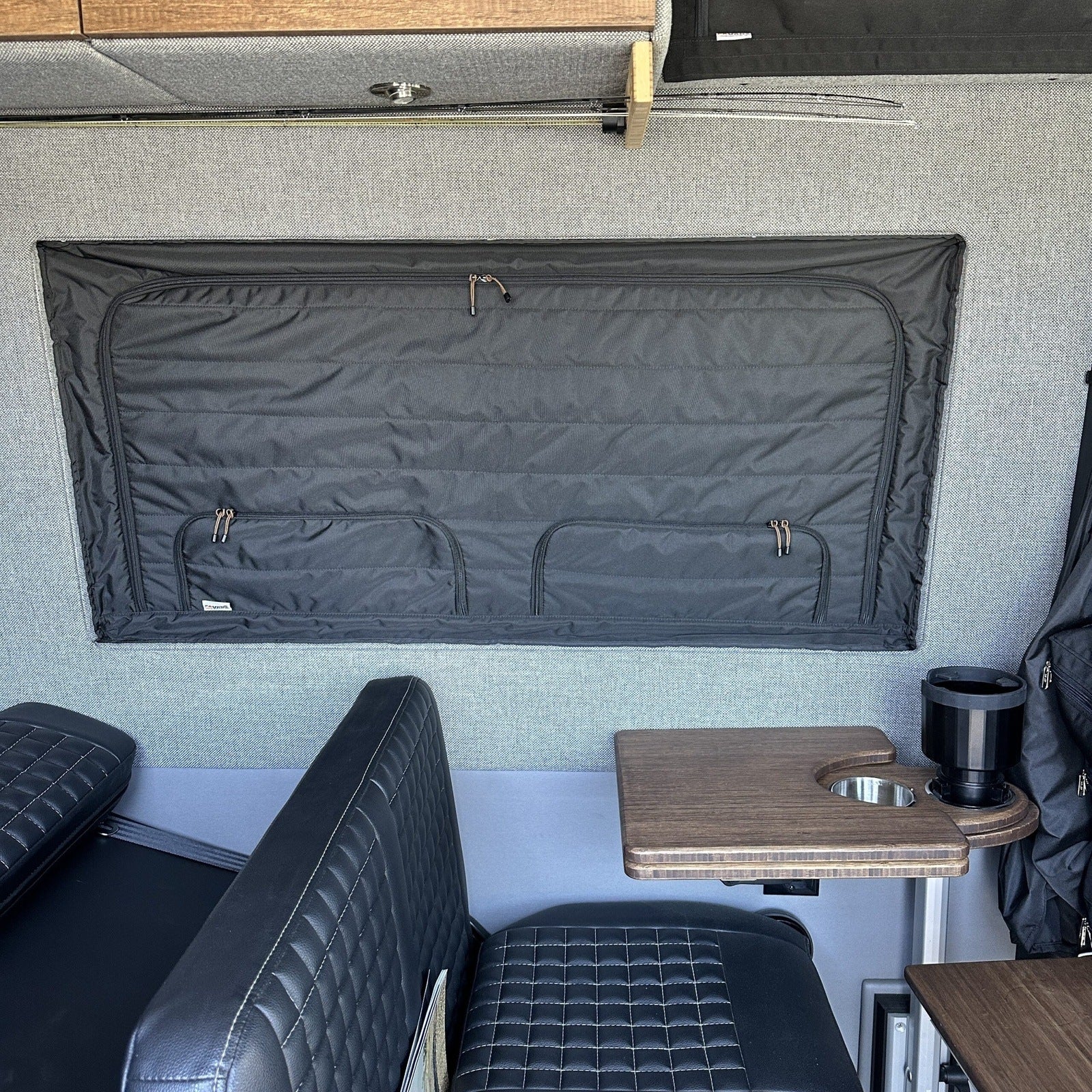 Canyon Adventure Vans CLIMA-SHADE Insulated Groove Lounge Window Cover - STO - Image 5
