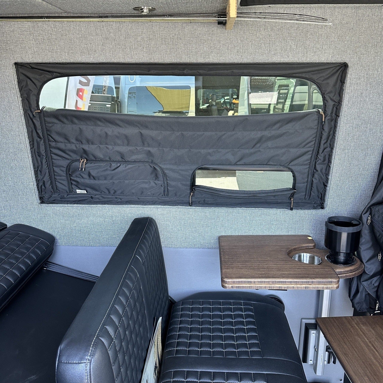Canyon Adventure Vans CLIMA-SHADE Insulated Groove Lounge Window Cover - STO - Image 8
