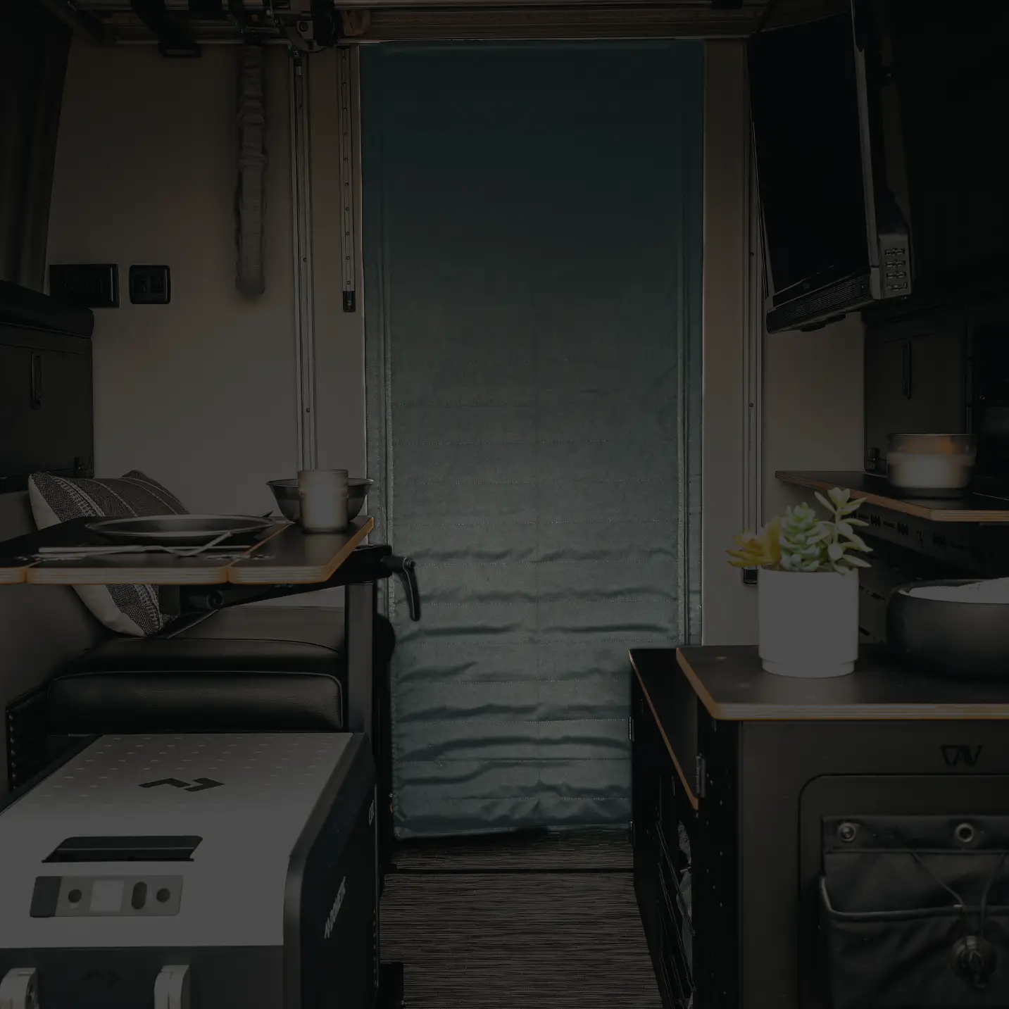 Canyon Adventure Vans CLIMA-SHADE Insulated Privacy Panel for Winnebago Revel '21-'25, Tiffin '23, Tiffin '25