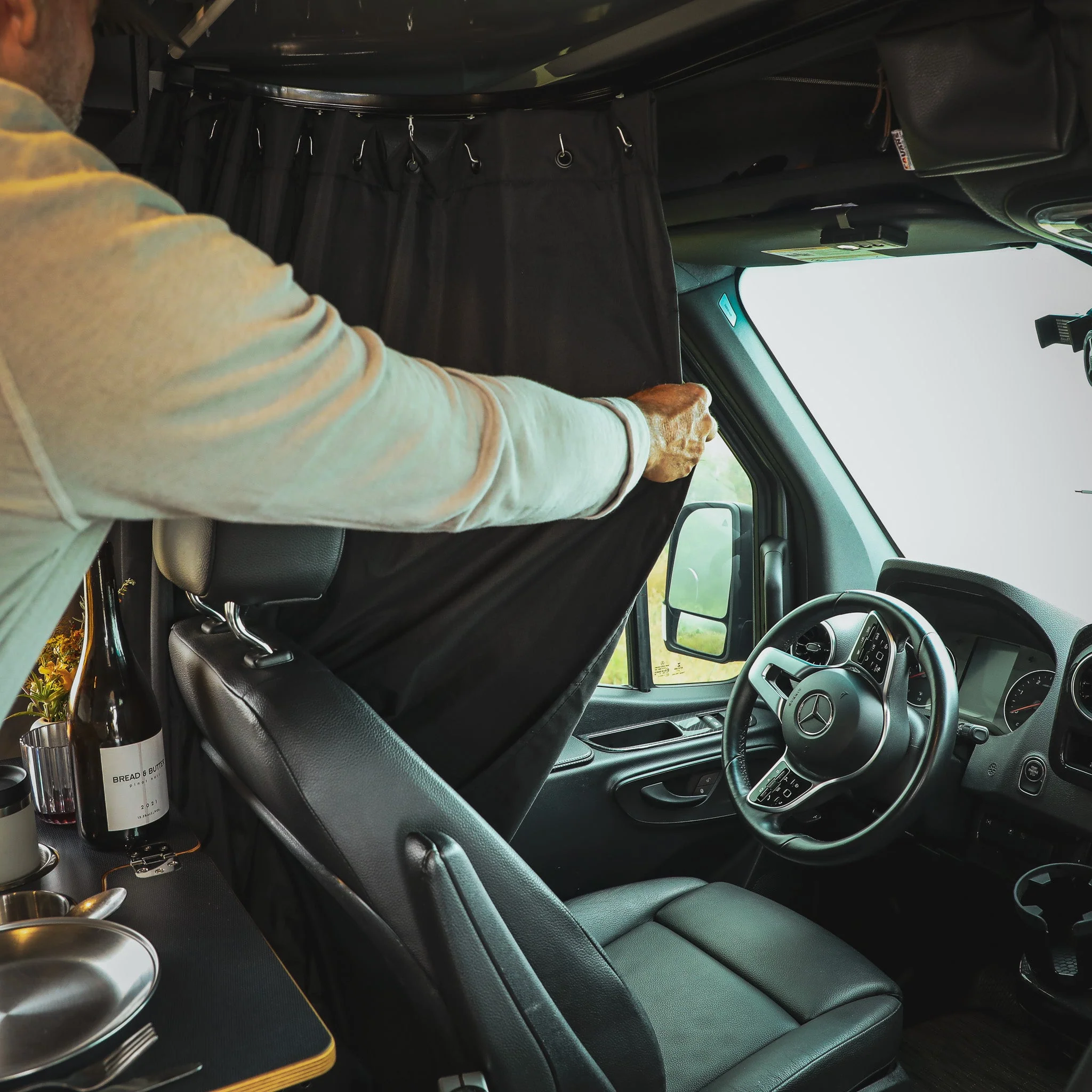 Canyon Adventure Vans CLIMA-SHADE Showtime Curtain - Image 3
