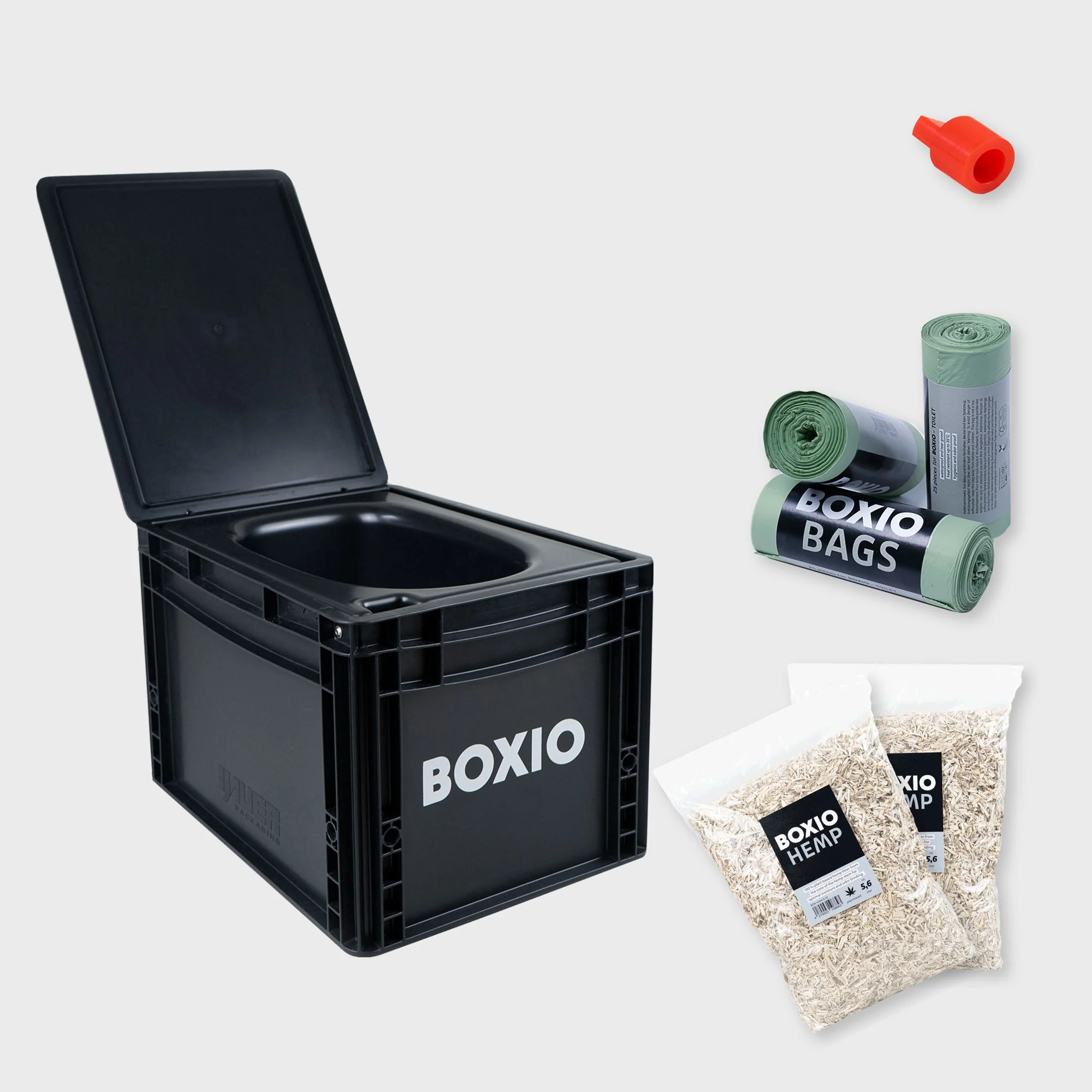 Boxio Toilet Plus Composting Toilet Starter Kit