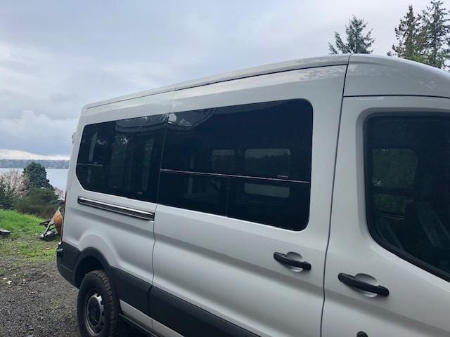 CRL Ford Transit 130/148"WB Passenger Side Sliding Door Vented Window (FW293R) - Image 6