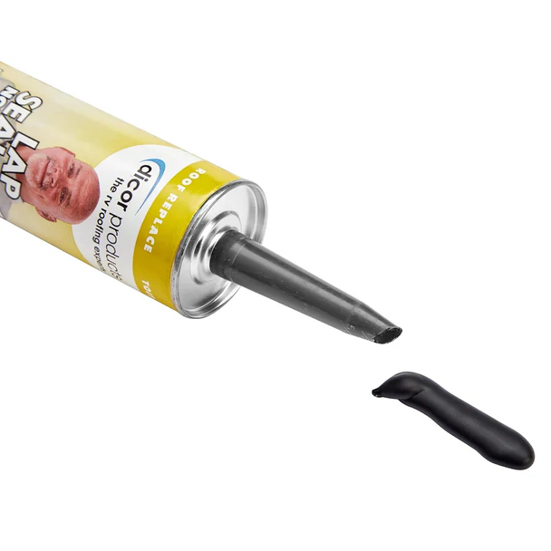 Dicor Self-Leveling Lap Sealant for RV Roof Vents - Black - Image 2