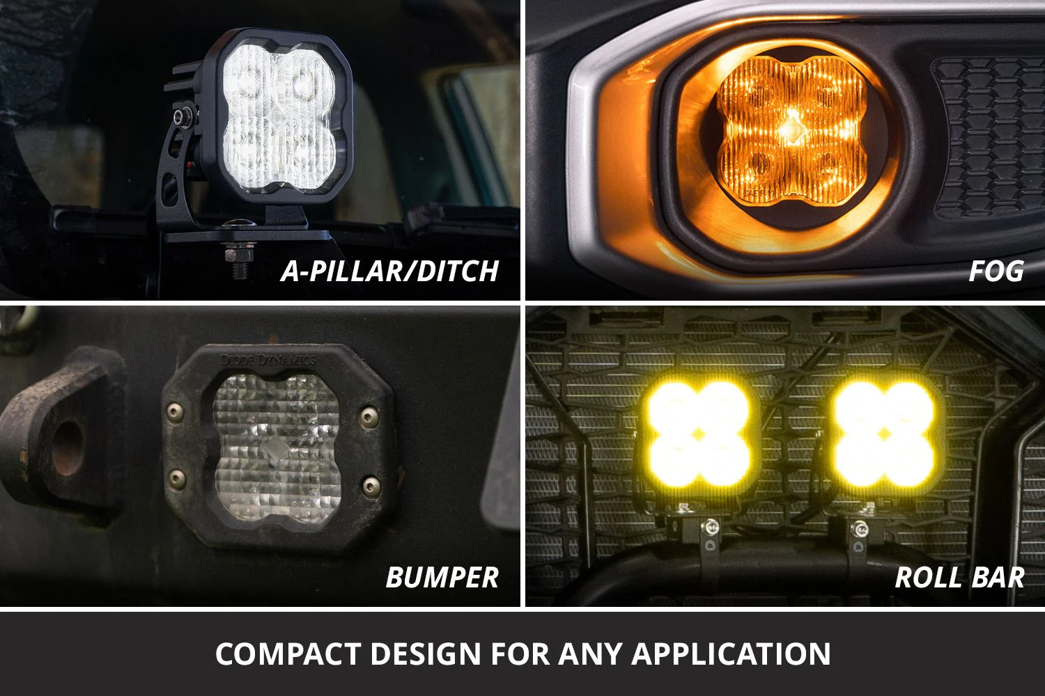 Diode Dynamics Light Pods - SS3 Sport ABL Yellow Driving (Pair) - Image 4