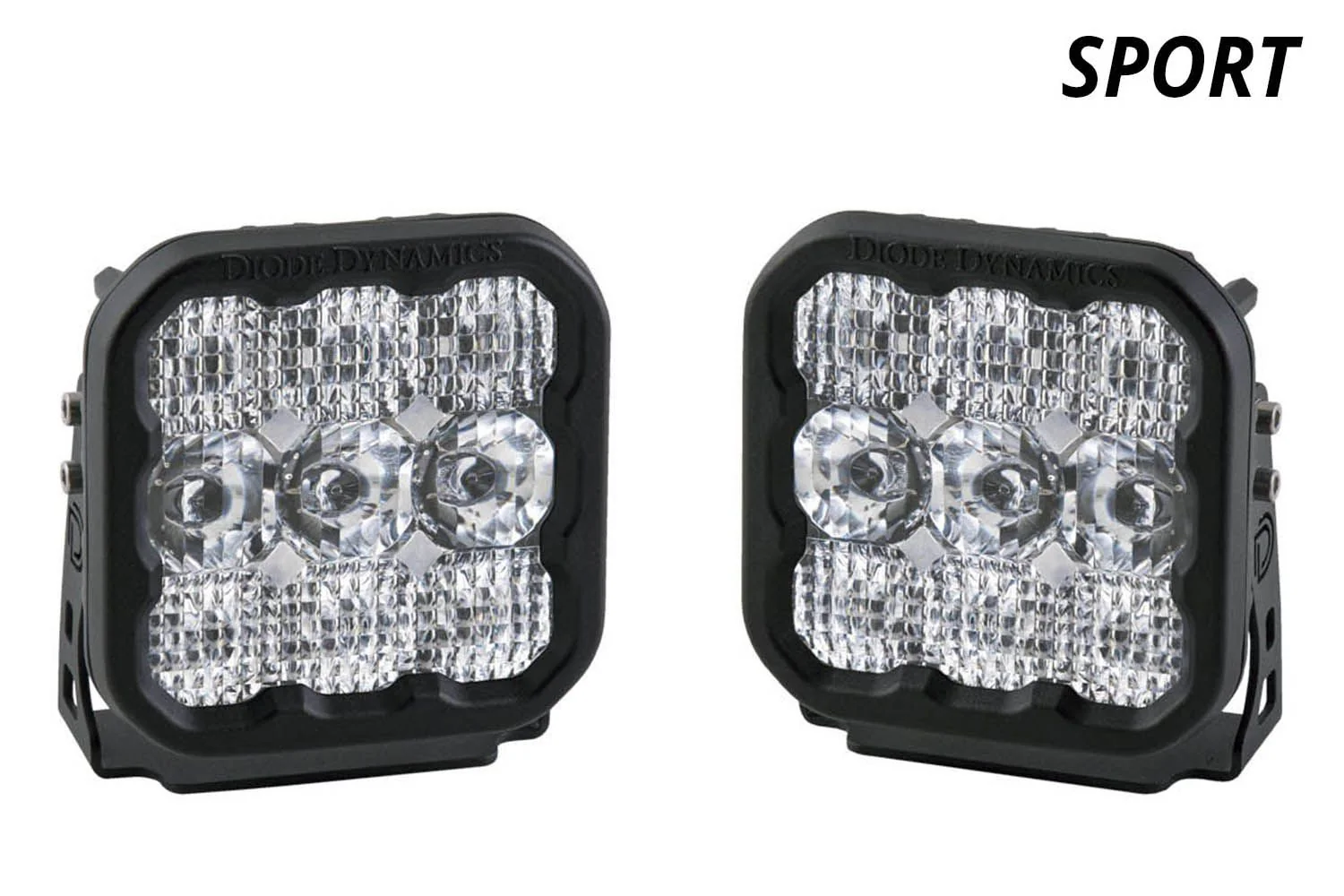 Diode Dynamics Light Pods - SS5 LED Pod Sport White Combo (Pair)