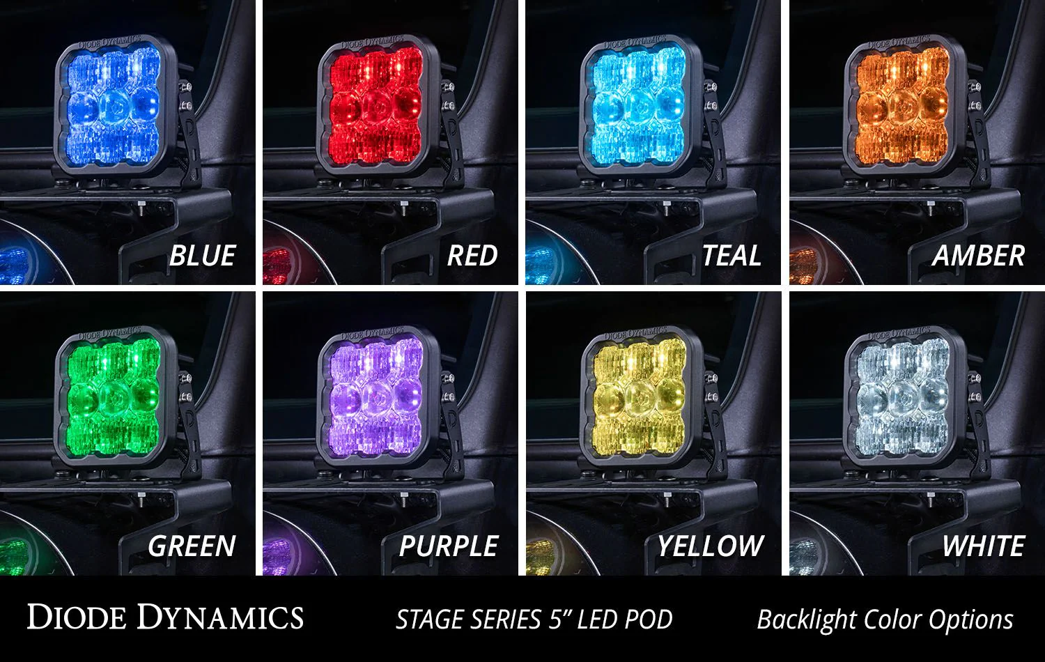 Diode Dynamics Light Pods - SS5 LED Pod Sport White Spot (Pair) - Image 5