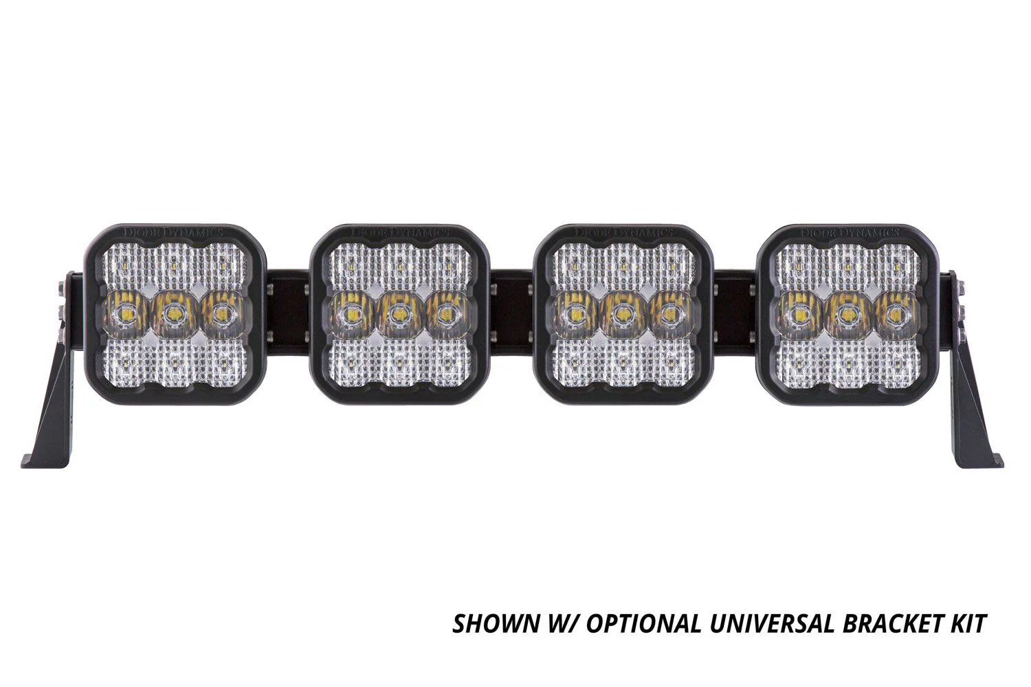 Diode Dynamics SS5 Sport Universal CrossLink 4-Pod Lightbar White Combo