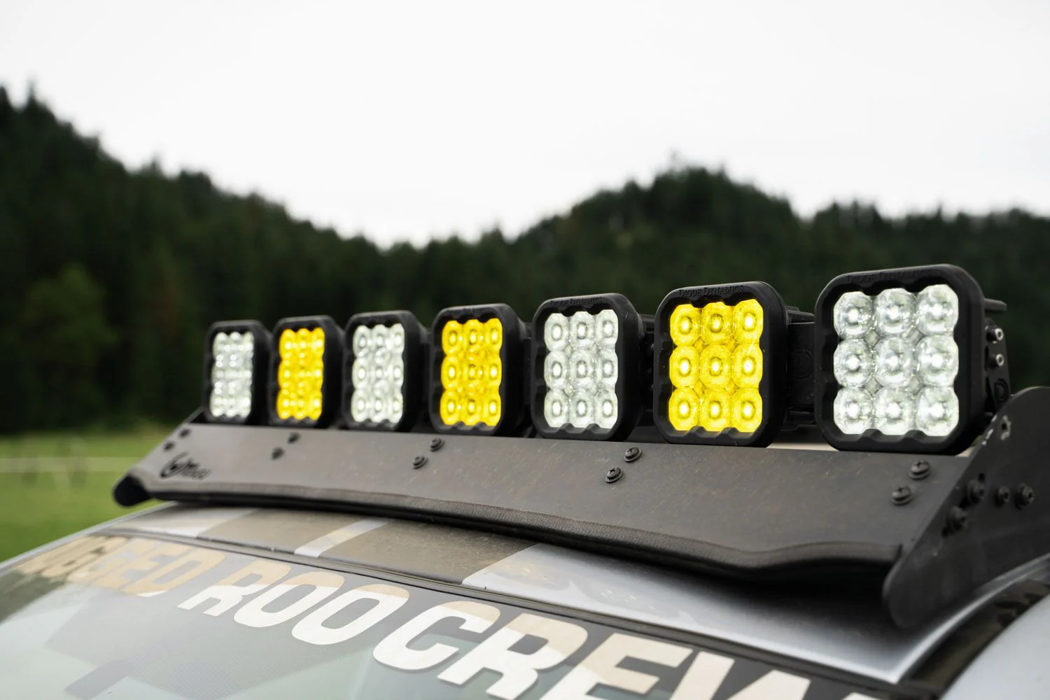 Diode Dynamics SS5 Sport Universal CrossLink 7-Pod Lightbar White Combo - Image 2
