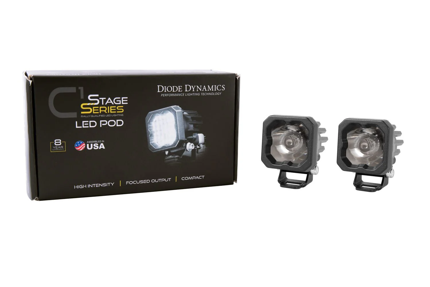 Diode Dynamics Light Pods - SSC1 LED Pod Sport White Flood ABL (Pair) - Image 5