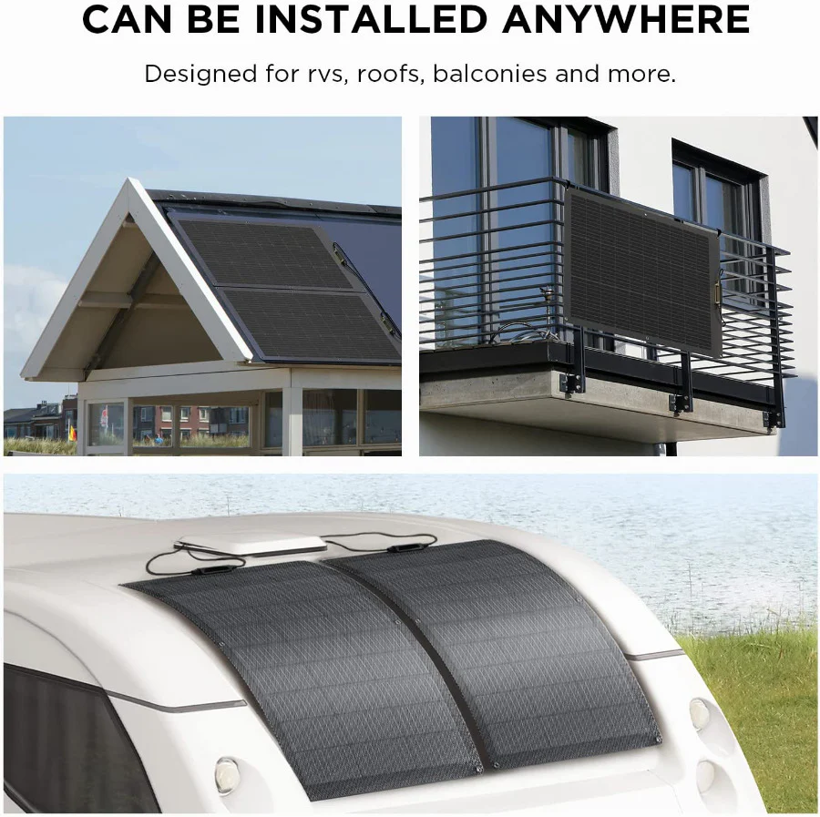 EcoFlow 100W Flexible Solar Panel - Image 5