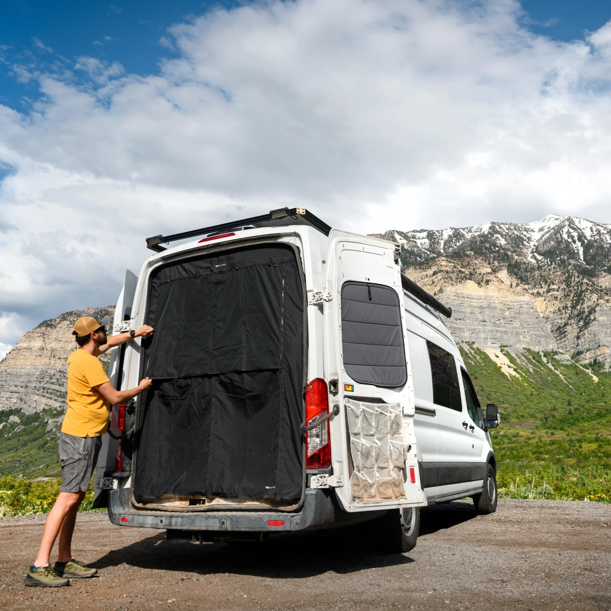 VanEssential Ford Transit Bug Screen - Rear Door - Image 3