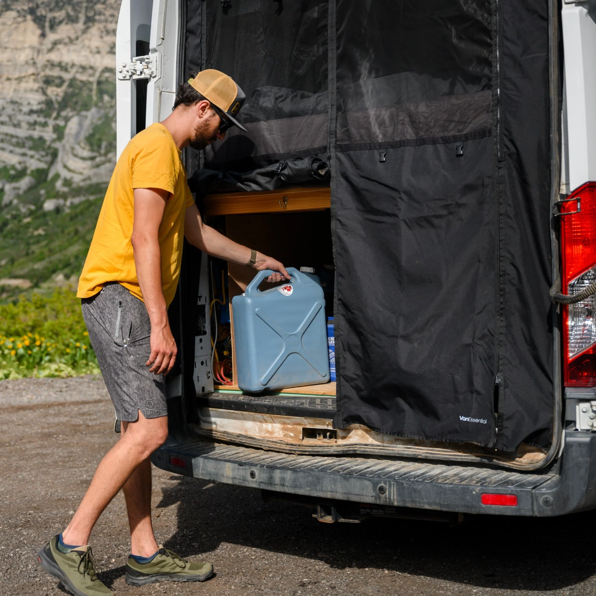 VanEssential Ford Transit Bug Screen - Rear Door - Image 4