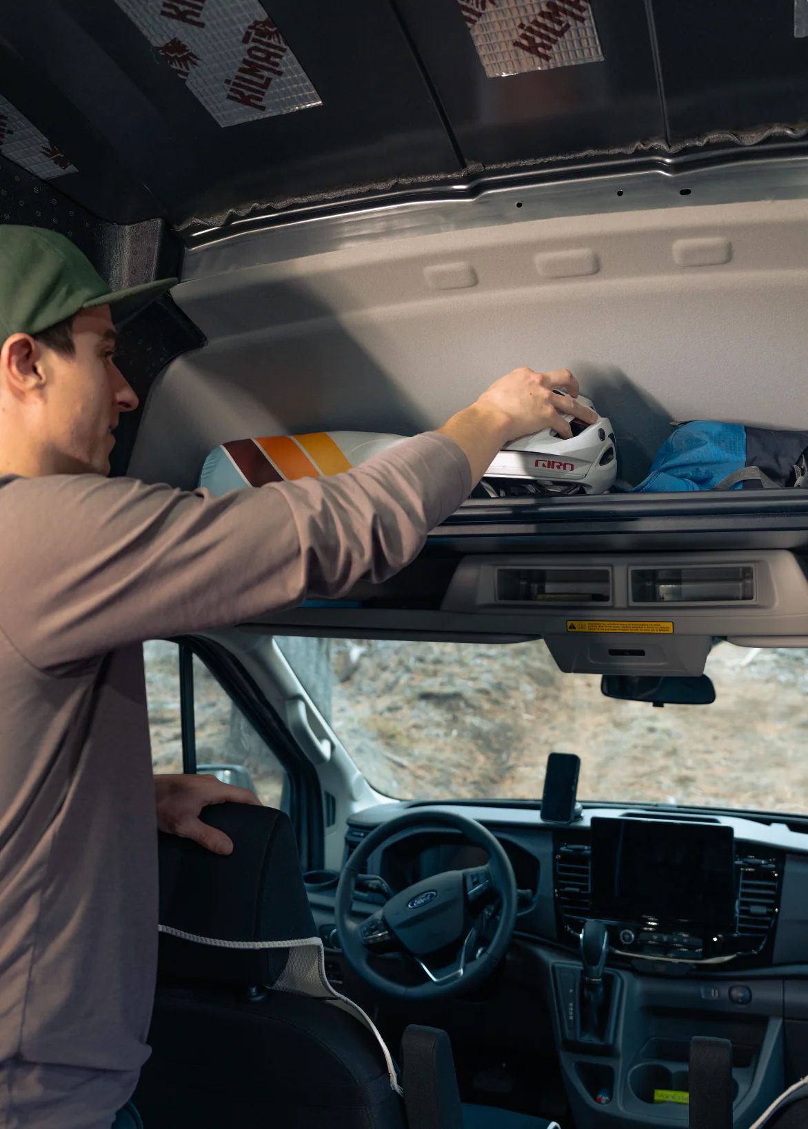 VanEssential Ford Transit Headliner Shelf - Image 6
