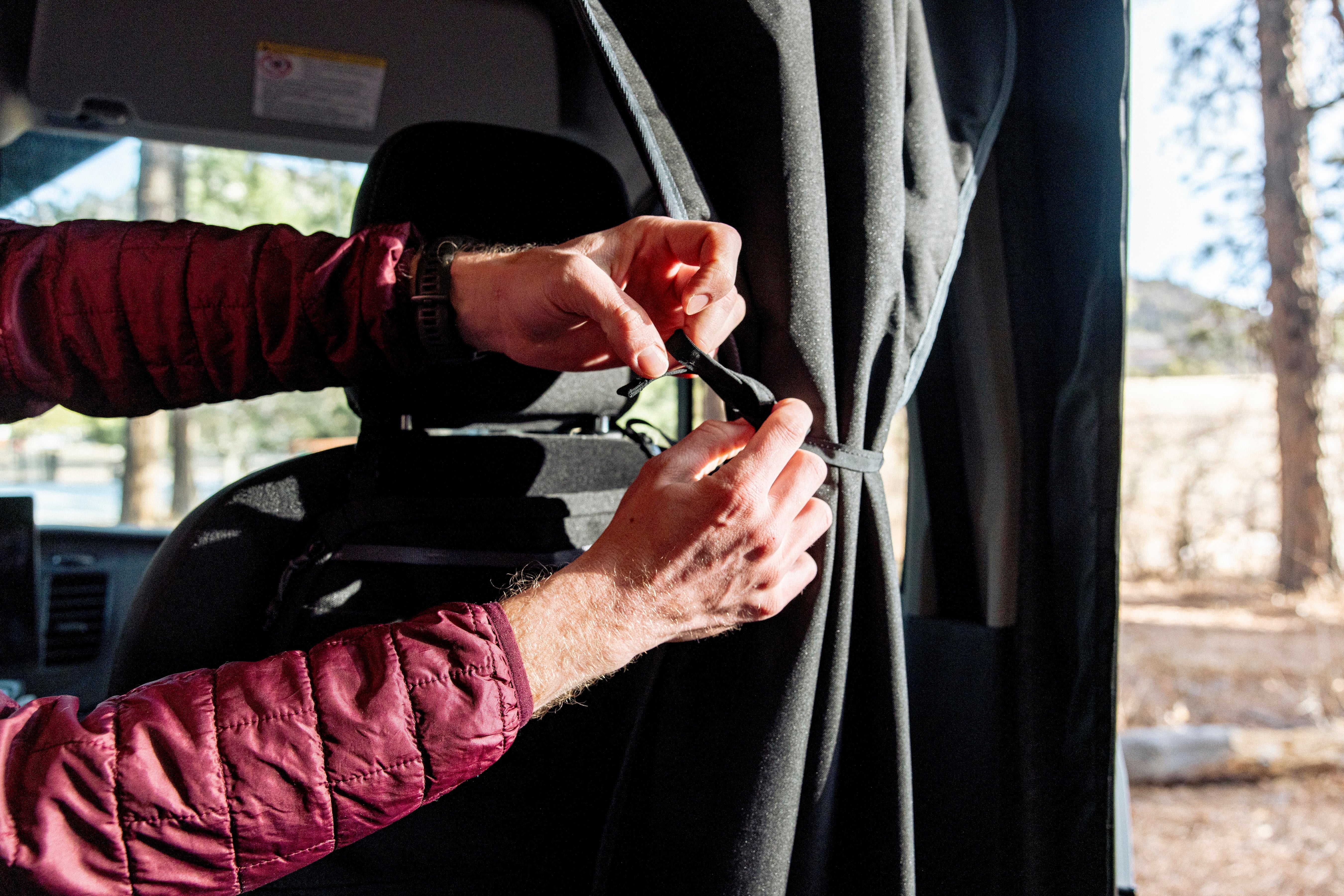 VanEssential Ford Transit Insulated Privacy Curtain - Image 3