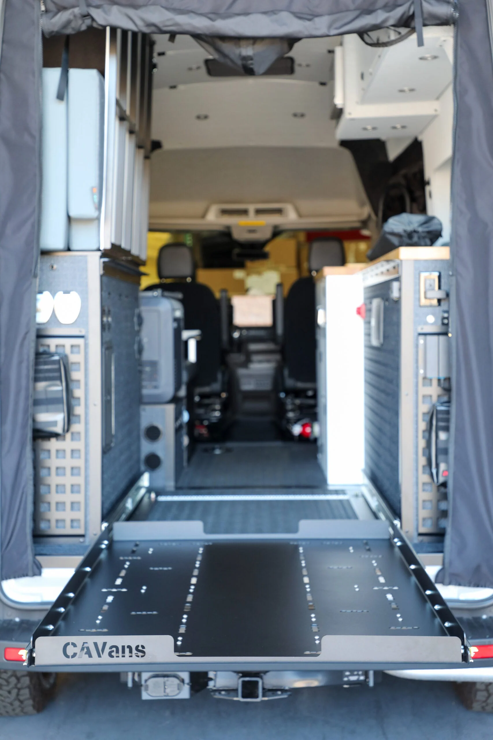 Canyon Adventure Vans Garage Slide Out Deck for Grit Overland - Image 5