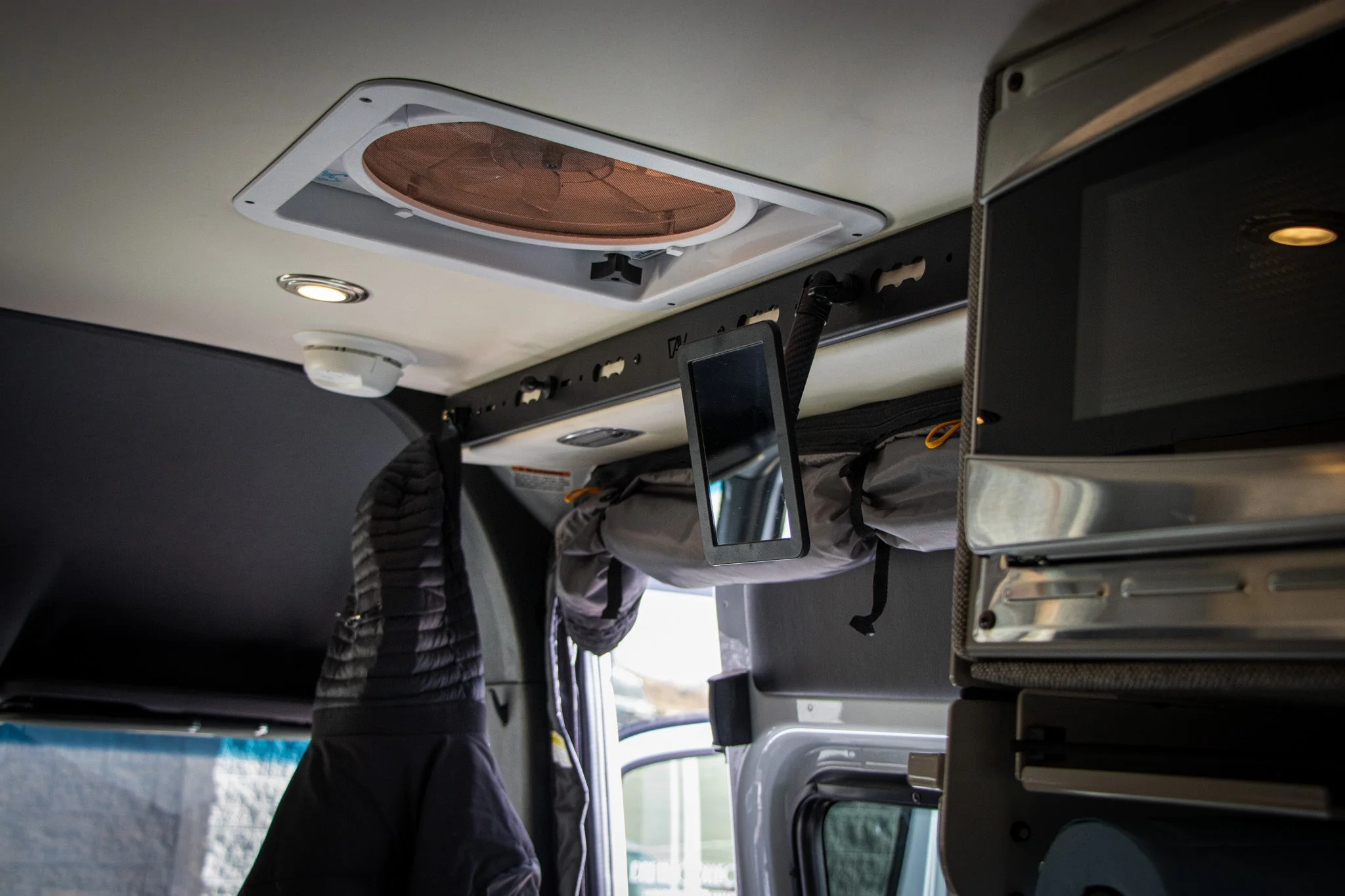 Canyon Adventure Vans L-Track PRO for Overhead Sliding Door for Storyteller Overland Mode - Image 4