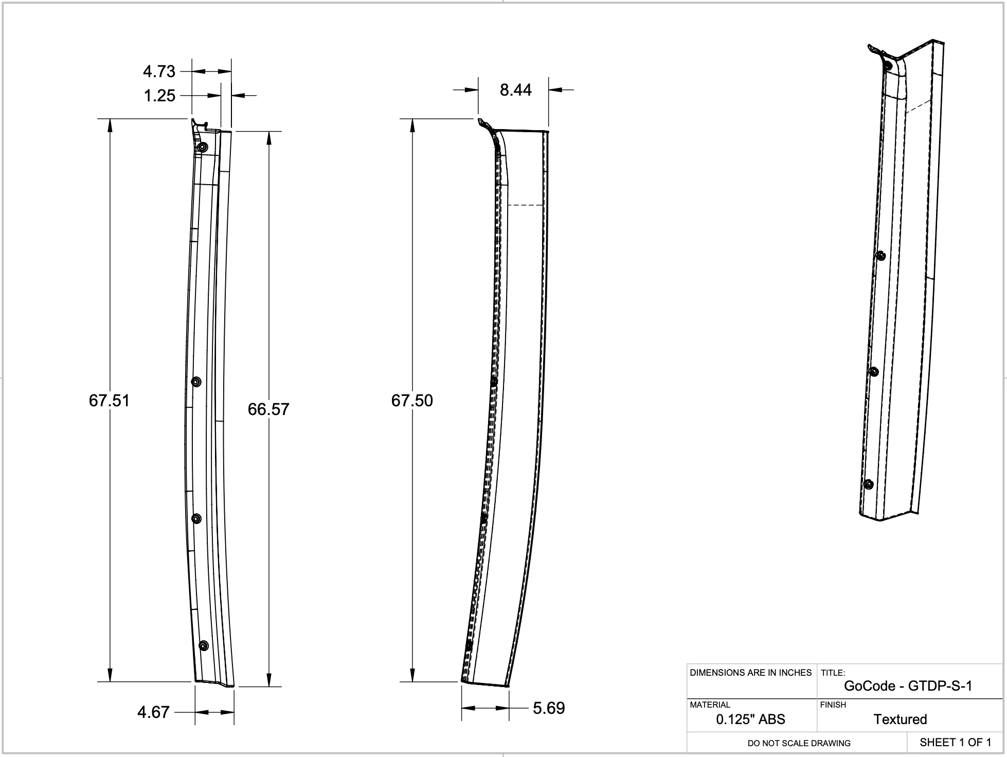 GoCode Mercedes Sprinter D-Pillar Trim Kit (Rear Door Threshold) - Image 18