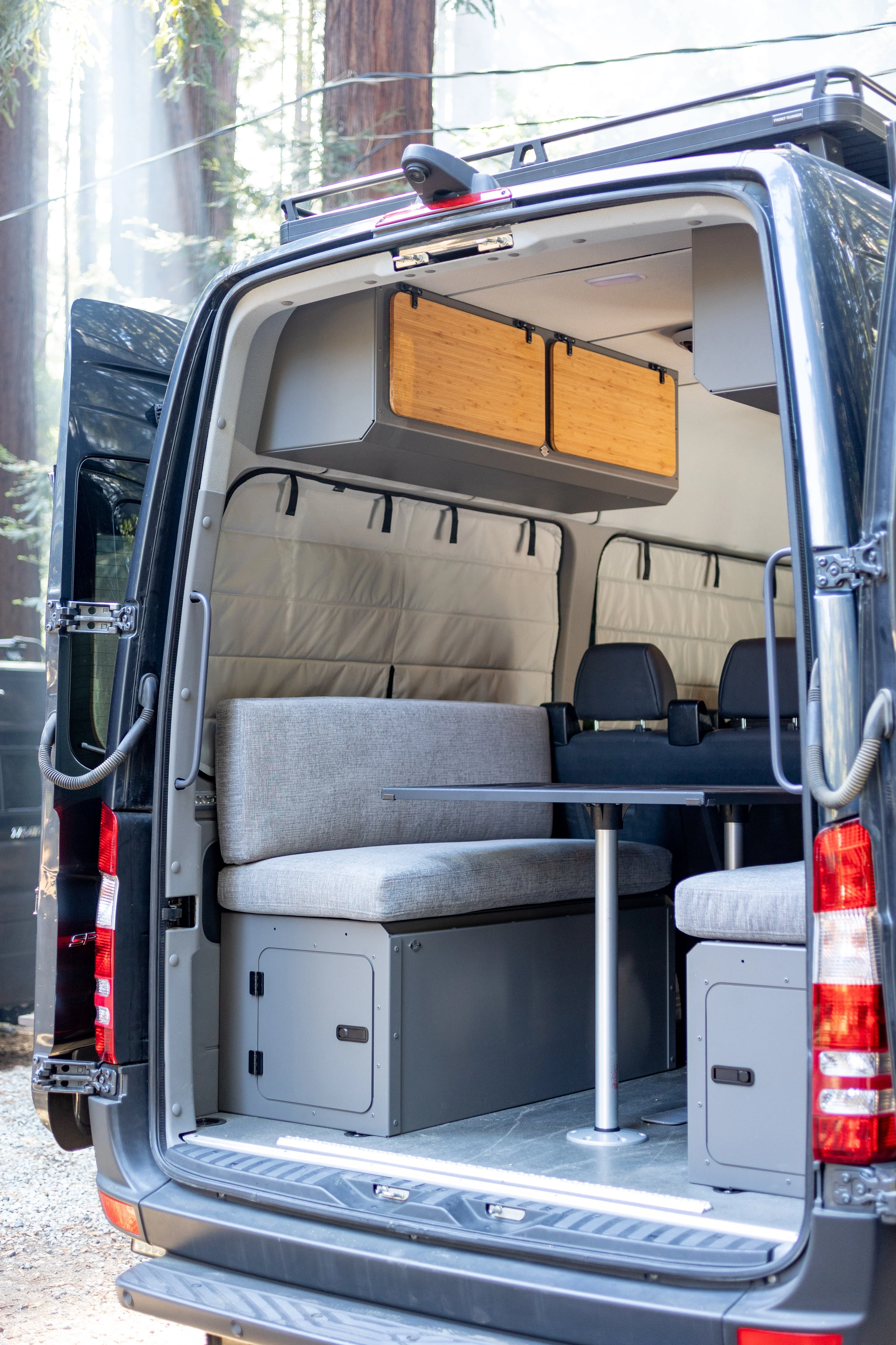 VanEssential Mercedes Sprinter Stealth Passenger Van Middle Window Covers - Image 4