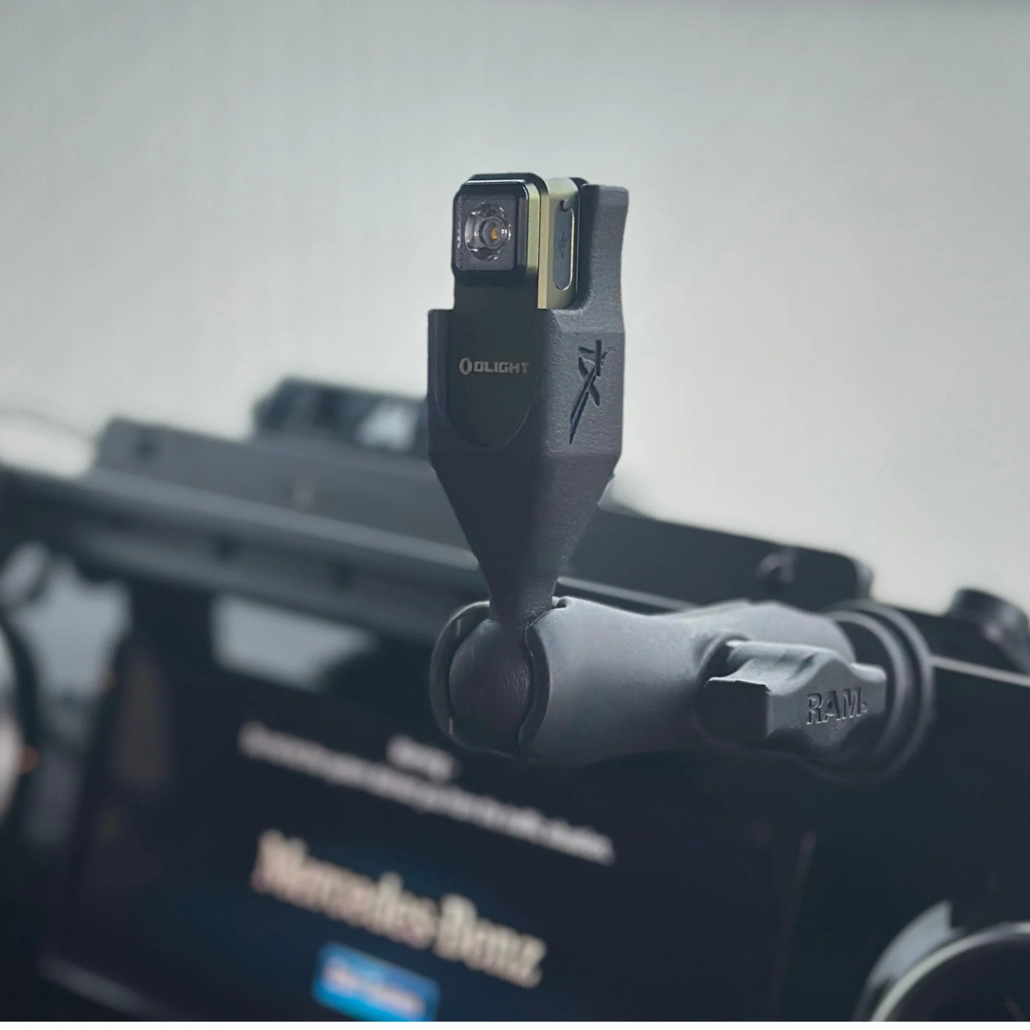 TERRA X Olight Oclip Mount – Navilight Cockpit Light for Vans & Ram Mount Systems - Image 11