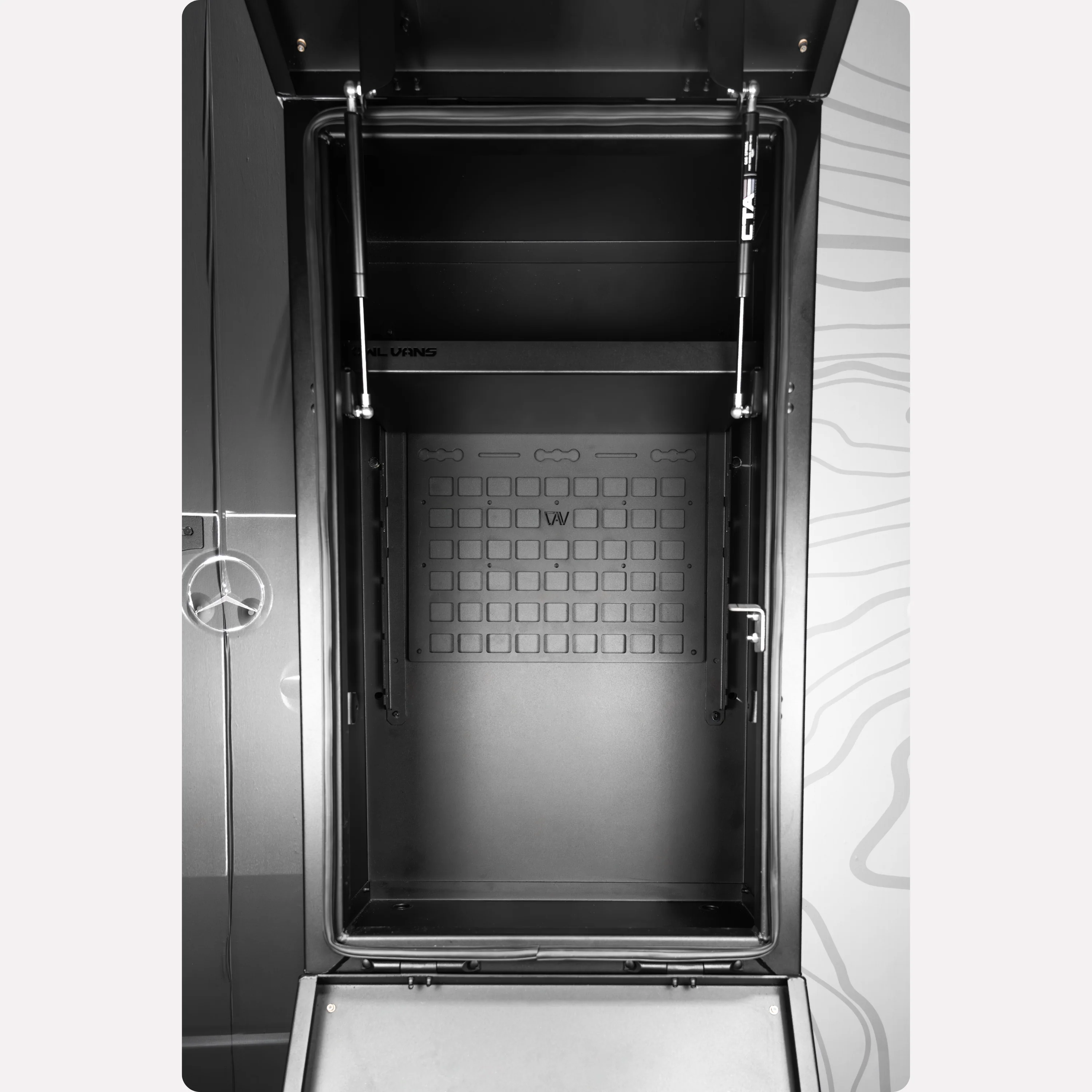 Canyon Adventure Vans Owl Vans Rear Storage Box Molle Panel - Image 3